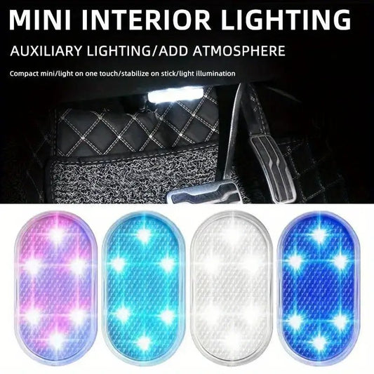 Car Interior Dome Light Finger Touch Sensor Mini LED Reading Lamp Car Roof Magnets USB Charging Atmosphere Lamp for car, party
