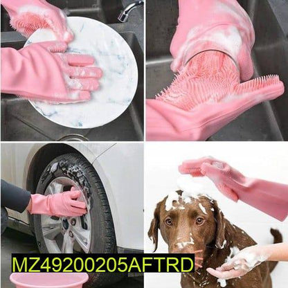 Silicone Washing Gloves