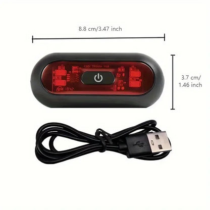 Kihous cycle Lamps LED Safety Rear Lamp Motorcycle Helmet light