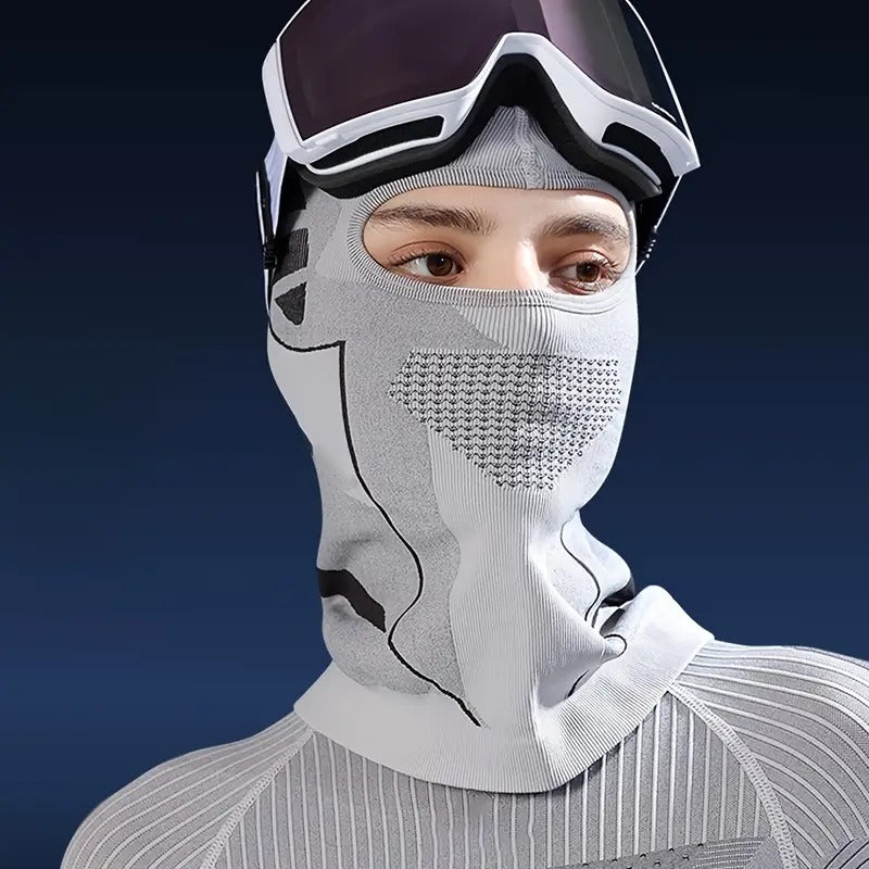 Autumn Winter Warm Balaclava Hat For Men's And Women's, Elastic Breathable Motorcycle Full Face Mask Suitable For Outdoor Sports Hiking Fishing Running Cycling