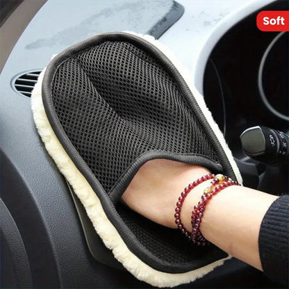 Ultra-Soft Microfiber Car Cleaning Gloves - Versatile for Home & Auto, Ideal for Dusting, Wiping, and Polishing