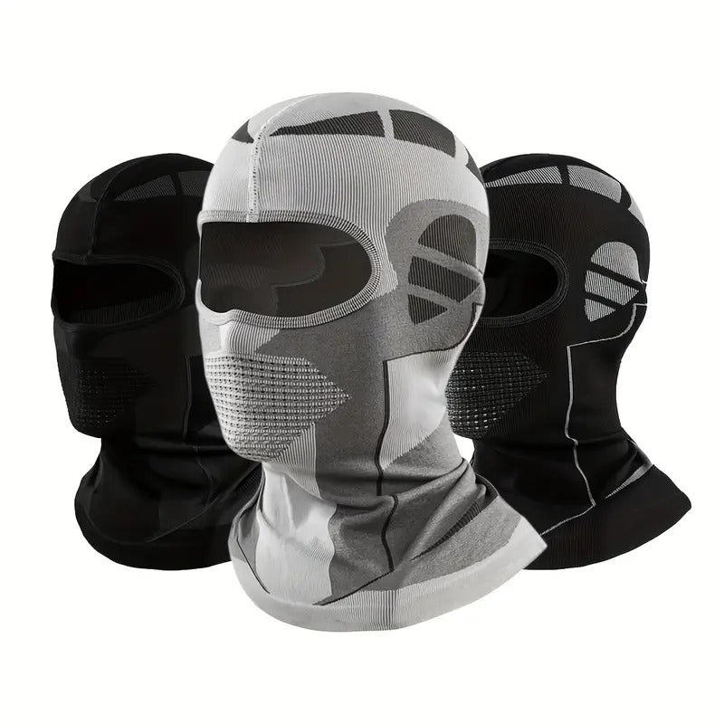 Autumn Winter Warm Balaclava Hat For Men's And Women's, Elastic Breathable Motorcycle Full Face Mask Suitable For Outdoor Sports Hiking Fishing Running Cycling