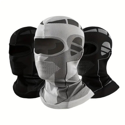 Autumn Winter Warm Balaclava Hat For Men's And Women's, Elastic Breathable Motorcycle Full Face Mask Suitable For Outdoor Sports Hiking Fishing Running Cycling