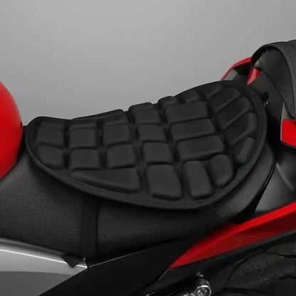 Enhanced 3D Comfort Gel Cushion Designed for Improved Seating with Air Shock Absorption - Soft, Non-Slip, Comfortable, Durable, And Resistant to High Temperatures, Making It a Universal Seat Cushion for Motorcycles And Electric Vehicles