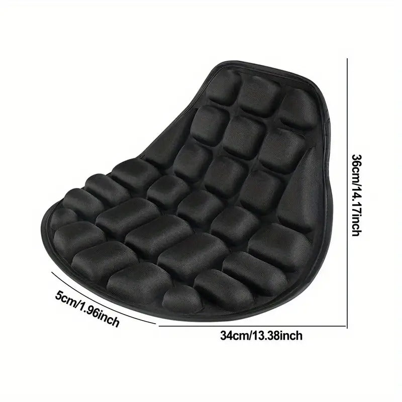 Enhanced 3D Comfort Gel Cushion Designed for Improved Seating with Air Shock Absorption - Soft, Non-Slip, Comfortable, Durable, And Resistant to High Temperatures, Making It a Universal Seat Cushion for Motorcycles And Electric Vehicles