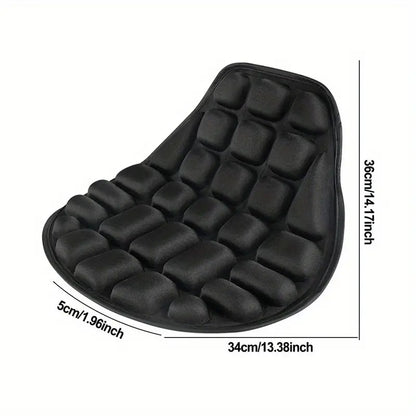 Enhanced 3D Comfort Gel Cushion Designed for Improved Seating with Air Shock Absorption - Soft, Non-Slip, Comfortable, Durable, And Resistant to High Temperatures, Making It a Universal Seat Cushion for Motorcycles And Electric Vehicles