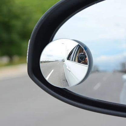 Boost Your Driving Safety with 2pcs 360° Rotatable Car Blind Spot Mirrors! RV Awnings Accessories