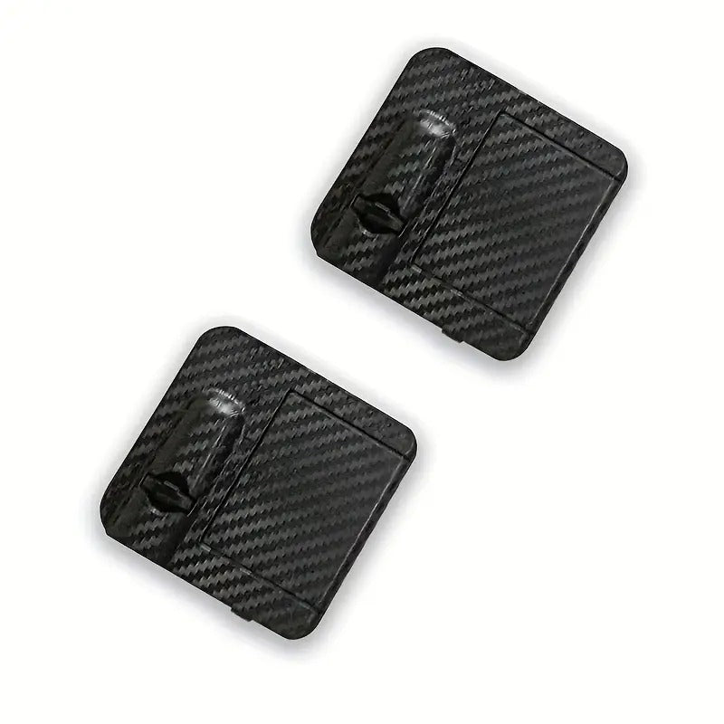 2pcs/set Ultra bright LED door projector light with Angel Wings design Decorative light Ambient light, black carbon fiber finish, illuminating Angel Wings