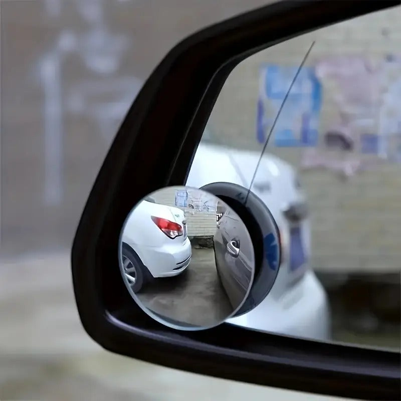 Boost Your Driving Safety with 2pcs 360° Rotatable Car Blind Spot Mirrors! RV Awnings Accessories