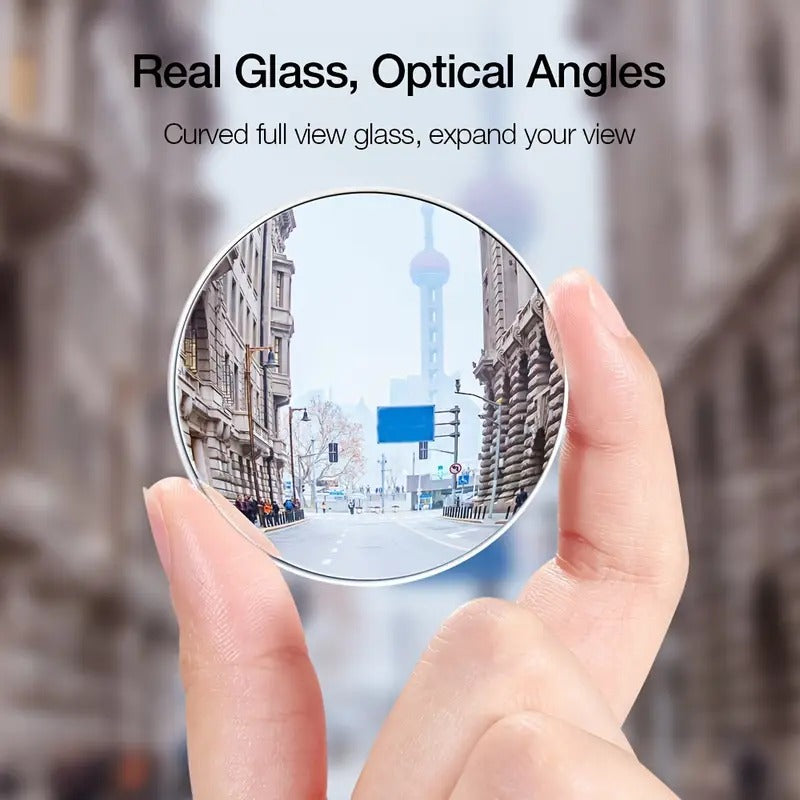 Boost Your Driving Safety with 2pcs 360° Rotatable Car Blind Spot Mirrors! RV Awnings Accessories