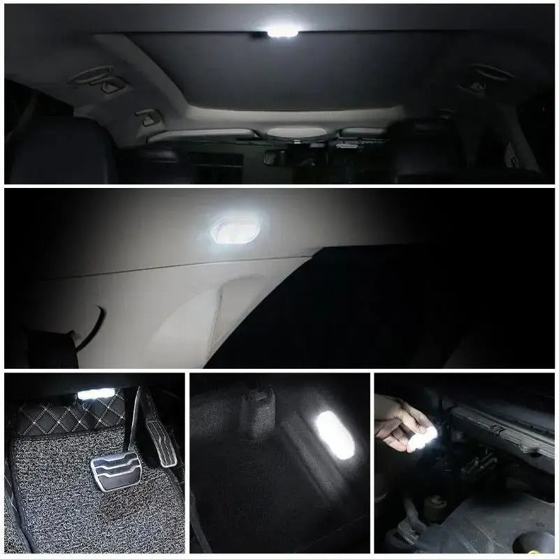 Car Interior Dome Light Finger Touch Sensor Mini LED Reading Lamp Car Roof Magnets USB Charging Atmosphere Lamp for car, party