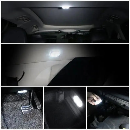 Car Interior Dome Light Finger Touch Sensor Mini LED Reading Lamp Car Roof Magnets USB Charging Atmosphere Lamp for car, party