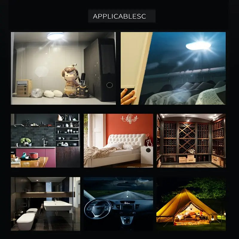 Car Interior Dome Light Finger Touch Sensor Mini LED Reading Lamp Car Roof Magnets USB Charging Atmosphere Lamp for car, party