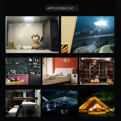 Car Interior Dome Light Finger Touch Sensor Mini LED Reading Lamp Car Roof Magnets USB Charging Atmosphere Lamp for car, party