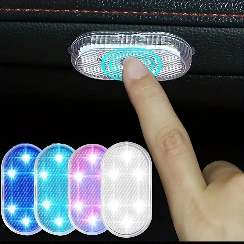 Car Interior Dome Light Finger Touch Sensor Mini LED Reading Lamp Car Roof Magnets USB Charging Atmosphere Lamp for car, party