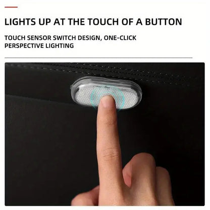 Car Interior Dome Light Finger Touch Sensor Mini LED Reading Lamp Car Roof Magnets USB Charging Atmosphere Lamp for car, party