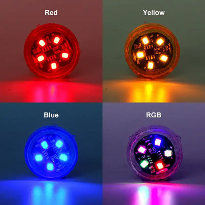 2pcs Universal RGB LED lighting kit, door LED decorative lights, auto parts lights, neon lights, for car, party, family
